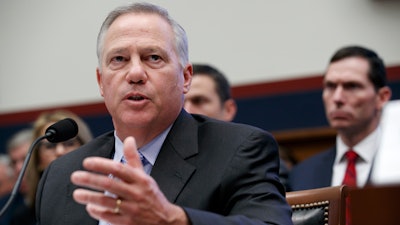 In this Oct. 30, 2019, file photo, Boeing Commercial Airplanes Vice President and Chief Engineer John Hamilton testifies during a House Transportation and Infrastructure Committee hearing on Capitol Hill.