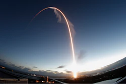 A time exposure of the United Launch Alliance Atlas V rocket carrying the Boeing Starliner crew capsule on an Orbital Flight Test to the International Space Station lifts off from Space Launch Complex 41 at Cape Canaveral Air Force station, Friday, Dec. 20, 2019, in Cape Canaveral, Fla.