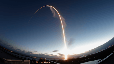 A time exposure of the United Launch Alliance Atlas V rocket carrying the Boeing Starliner crew capsule on an Orbital Flight Test to the International Space Station lifts off from Space Launch Complex 41 at Cape Canaveral Air Force station, Friday, Dec. 20, 2019, in Cape Canaveral, Fla.
