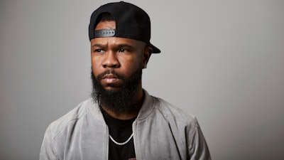 This Nov. 18, 2019 photo shows Grammy award-winning rapper Chamillionaire posing for a portrait in New York. A co-founder of popular underground Texas group the Color Changin’ Click, is best known for his hit “Ridin Dirty.'