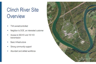 Slide taken from TVA presentation.