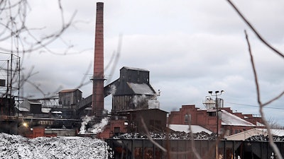 The Erie Coke Corp. plant in Erie, Pa., is shown on Thursday, Dec. 19, 2019. The plant in northwestern Pennsylvania turned away employees who showed up for work Thursday morning, signaling the apparent shutdown of an operation that had faced mounting regulatory pressure over its environmental record.