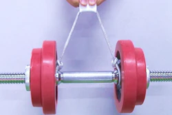 The hardened gel is strong enough to support 10Kg weight.
