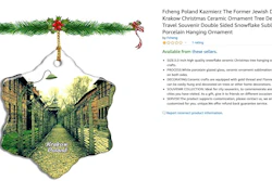The Auschwitz-Birkenau state museum on Sunday appealed to Amazon to remove the merchandise, which also included an Auschwitz bottle opener and a Birkenau “massacre” mouse pad.