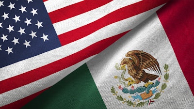 Mexico Us Flags
