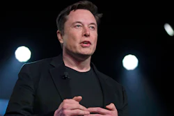In this March 14, 2019, file photo, Tesla CEO Elon Musk speaks before unveiling the Model Y at Tesla's design studio in Hawthorne, Calif. Musk is going on trial for his troublesome tweets in a case pitting the billionaire against a British diver he allegedly dubbed a pedophile.