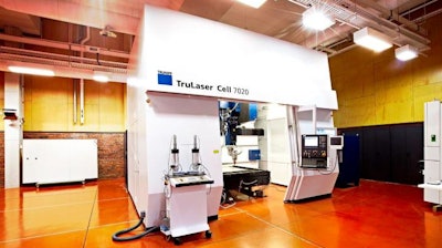 The Trumpf 3D printer used in the experiments at RMIT University's Advanced Manufacturing Precinct.