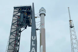 In this photo made available by NASA, Boeing's CST-100 Starliner spacecraft atop a United Launch Alliance Atlas V rocket is rolled out of the Vertical Integration Facility to the launch pad at Space Launch Complex 41 at Cape Canaveral Air Force Station in Florida on Wednesday, Dec. 18, 2019. It is scheduled for liftoff to the International Space Station on Friday.