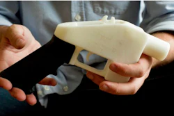 A 3D-printed gun.