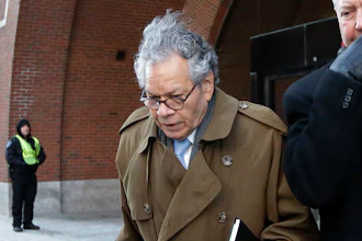 In this Jan. 30, 2019, file photo, Insys Therapeutics founder John Kapoor leaves federal court in Boston. Kapoor and former top employees of the pharmaceutical company are facing a reckoning for their role in a bribery scheme that prosecutors say boosted sales of a powerful, highly addictive painkiller and helped fuel the national opioid epidemic.Starting Monday, Jan. 13, 2020, seven people who worked for Insys Therapeutics will appear in Boston to be sentenced by a federal judge.