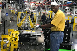 GM worker Rickey Lane at the Spring Hill Assembly plant.