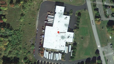A Google Earth view of Nonni's Foods Ferndale, NY facility.