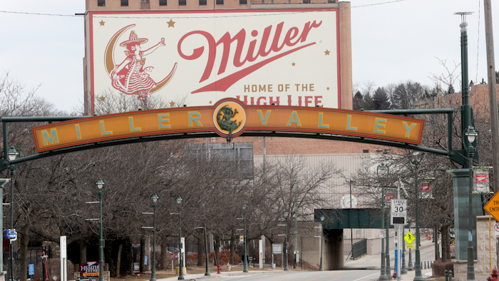 The Molson Coors facility is seen Thursday Feb. 27, 2020, in Milwaukee. An employee at the historic Molson Coors facility shot and killed five co-workers Wednesday afternoon and then turned the gun on himself. Six people, including the shooter, were killed on Wednesday, Feb. 26, 2020 at the facility. The brewery remained closed Thursday.
