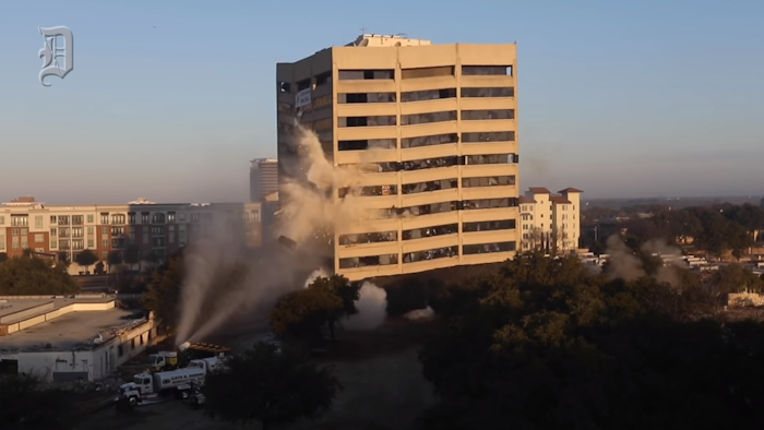Still from a video posted by the Dallas Morning News on YouTube.