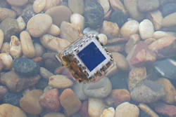 The multisensory system is weighted to keep it facing the correct way when in the water.
