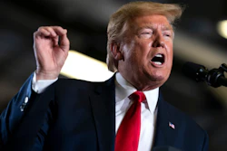 President Donald Trump speaks during a campaign rally at the Wildwoods Convention Center Oceanfront, Tuesday, Jan. 28, 2020, in Wildwood, N.J.
