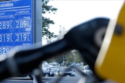 In this Oct. 30, 2017, file photo, gasoline prices are displayed at a Chevron station in Sacramento, Calif.