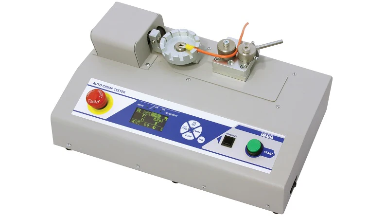 Crimping Test Machine Automatic Wire Crimp Tester Simplifies Test Programming From: IMADA ...