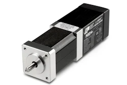 The TSM14POE StepSERVO Integrated Motor with PoE technology has a motor, encoder, drive and controller combined in a single integrated motor package.