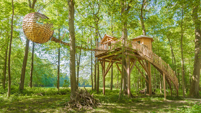 Cabane Spa Zen in France.