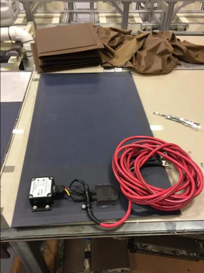 The Army research team has been experimenting with different configurations of small solar systems.
