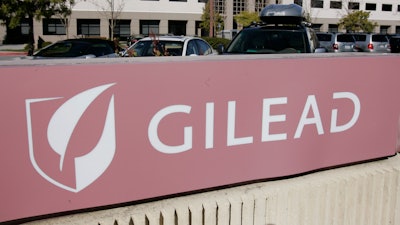 This Thursday, March 12, 2009, file photo shows Gilead Sciences Inc. headquarters in Foster City, Calif. Scientists in the city at the center of China’s virus outbreak have applied to patent a drug made by U.S. company Gilead Science Inc. to treat the disease, possibly fueling more of the conflict over technology policy that helped trigger Washington’s tariff war with Beijing.