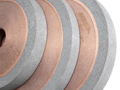 HP hybrid CBN wheels for HSS tool construction.