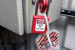 Lockout/tagout to prevent accidental electrocution and injury to employees.
