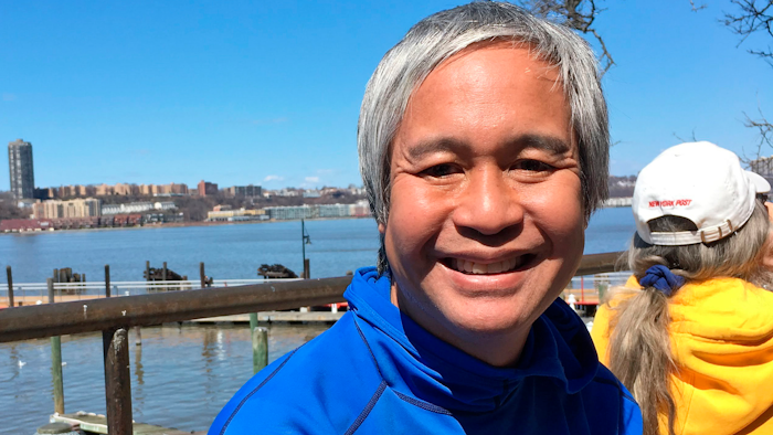 This April 2, 2017 photo, shows Anick Jesdanun in New York. Jesdanun, 51, deputy technology editor for The Associated Press, died in New York City on Thursday, April 2, 2020, of coronavirus-related complications, his family said. For two decades, he was a journalist who helped a generation of readers understand the emerging internet and its impact on the world.
