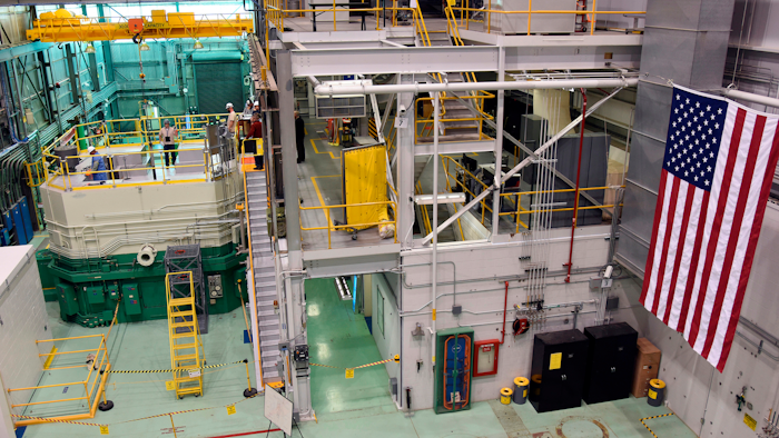 This Nov. 14, 2017, file photo, provided by the Idaho National Laboratory, shows the Idaho National Laboratory Transient Reactor Test Facility in Idaho Falls, Idaho.
