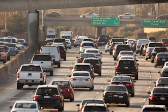 This Dec. 12, 2018, file photo shows traffic on the Hollywood Freeway in Los Angeles. The Trump administration is rolling back tough Obama-era mileage standards and gutting one of the United States' biggest efforts to slow climate change. The administration released its relaxed mileage rules Tuesday.