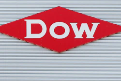 Dow corporate logo, Aug. 2, 2019.