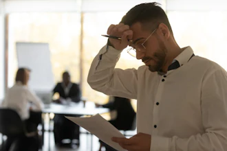 Stressed Sweaty Inexperienced Speaker Reading Speech Feeling Public Picture Id1184930441