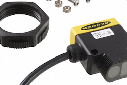 Digi-Key used Banner Engineering part number QS30VR3LP to create a way of sensing packages as they came to the end of the belt.