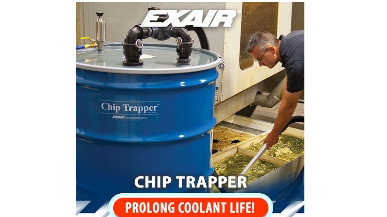 Chip Trapper Filters Out Chips From: Exair | Industrial Equipment News