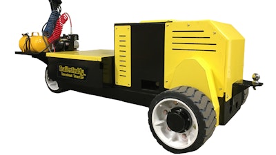 The battery-powered TrailerCaddy Terminal Tractor from DJ Products.