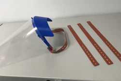 Trelleborg quickly ramped up production to 5,000 face shield straps per week.