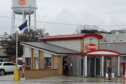 This Tyson facility in Logansport, Indiana, closed after several employees tested positive for COVID-19.