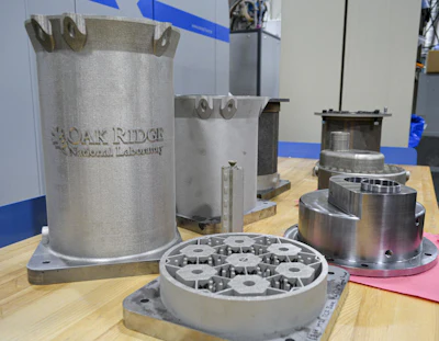 ORNL scientists have selected and optimized a design for printing over a three month period, demonstrating the ability to rapidly produce a prototype reactor core.