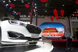 Zotye's T300 SUV displayed at Auto China 2016 in Beijing, April 25, 2016.
