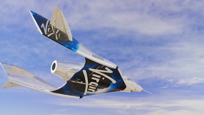 Virgin Galactic SpaceshipTwo Unity flys free in the New Mexico Airspace for the first time.