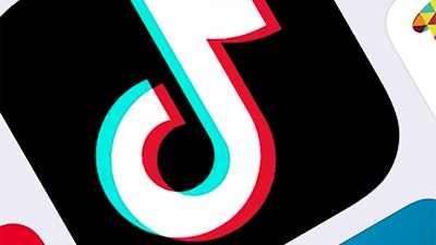 TikTok logo in New York, Feb. 25, 2020.