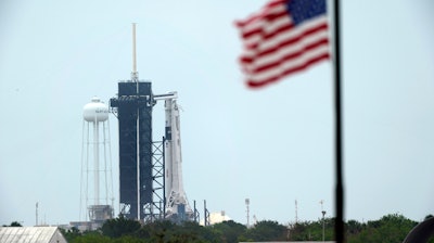 The SpaceX Falcon 9.