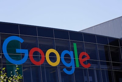 This Tuesday, July 19, 2016, file photo shows the Google logo at the company's headquarters in Mountain View, Calif. Facebook, Google, YouTube and other platforms are taking unprecedented steps to protect public health as potentially dangerous coronavirus misinformation spreads around the world. The companies are removing potentially dangerous misinformation promoted by politicians and others, while directing users to credible information from sources like the World Health Organization.