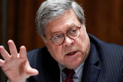 Attorney General William Barr during a roundtable in the Cabinet Room of the White House, June 15, 2020.