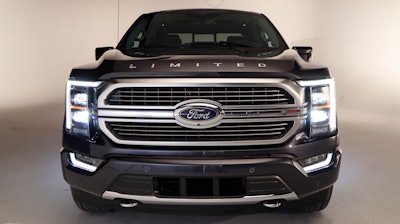 The new 2021 Ford F-150 truck