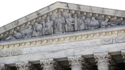 The Supreme Court is seen on Capitol Hill in Washington on June 29.