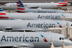 American Airlines jets at Sky Harbor International Airport in Phoenix, March 25, 2020.