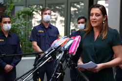 Prosecutor Anne Leiding informs media about the Wirecard probe in Munich, July 22, 2020.