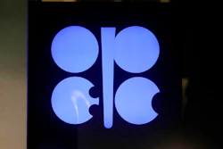 In this Thursday, Dec. 5, 2019, file photo, the advertising label of the Organization of the Petroleum Exporting Countries, OPEC, shines at their headquarters in Vienna, Austria. Ministers from the OPEC cartel have agreed to allow more oil to flow from the taps, saying demand for oil is growing as economies take steps to re-open. But they also cautioned that they could revisit the decision in an emergency meeting if there are serious lockdowns that further reduce demand for oil.